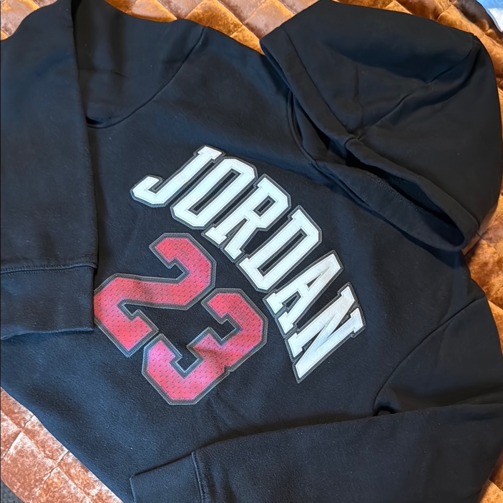 Jordan Black and Red Sweater Iconic Design